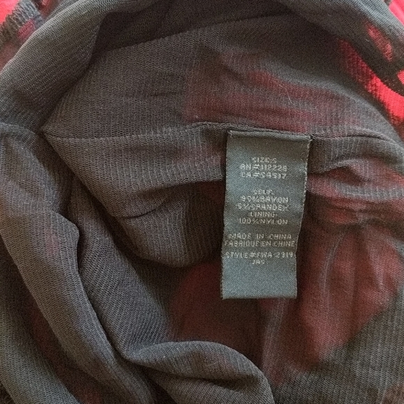 y2k mesh-lined asymmetrical dress - Picture 8 of 8